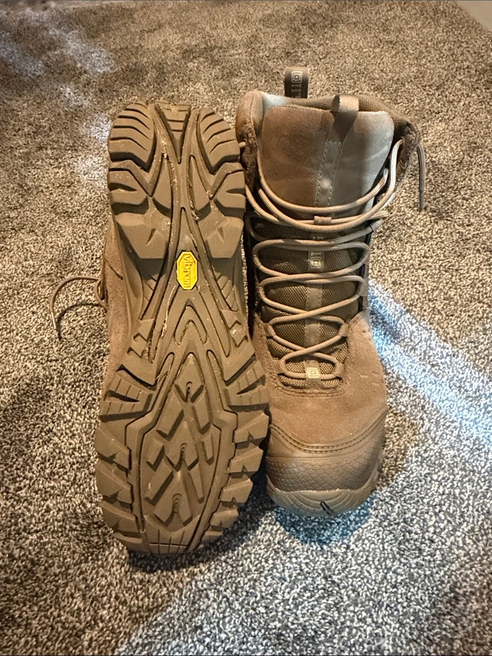 5.11 Tactical Brown Suede Lace-Up Tactical Boots